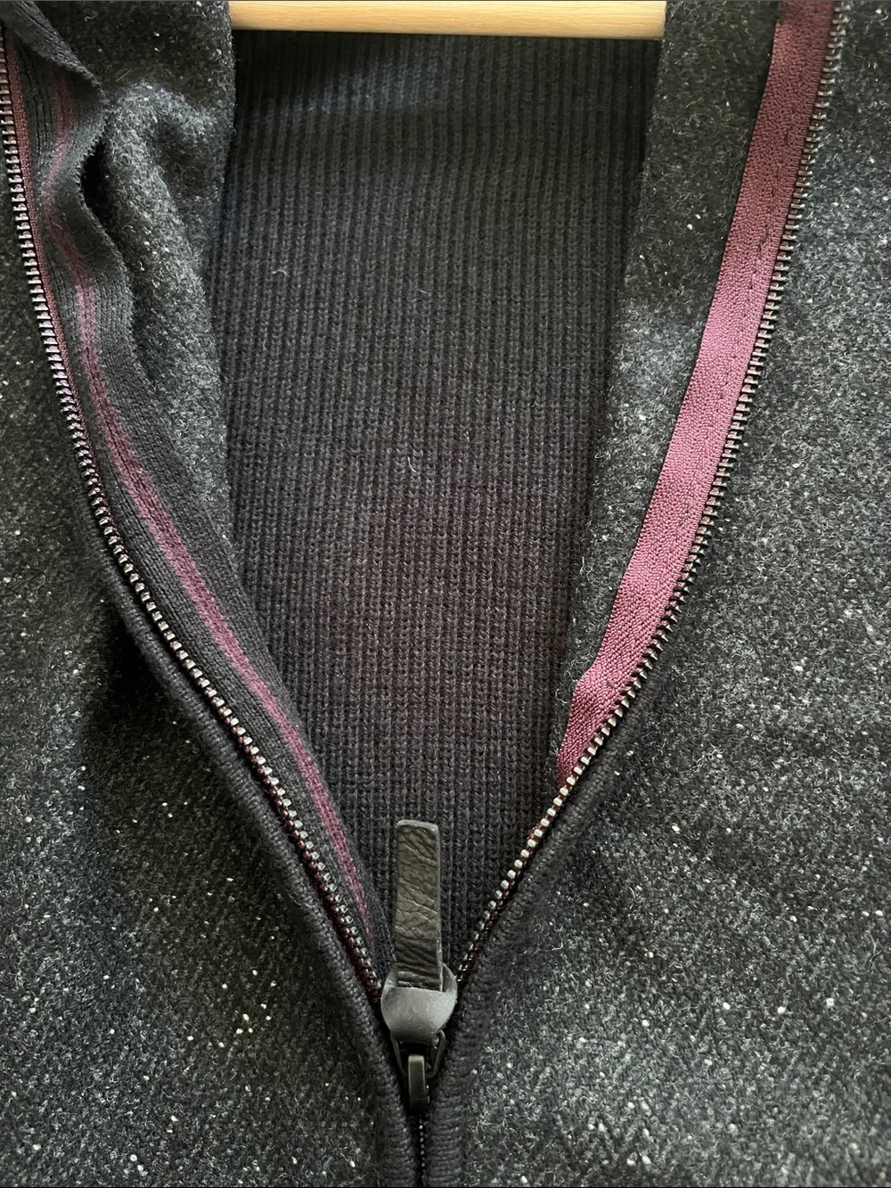 Ted Baker  Herringbone Bomber Full-Zip Sweater Jacket - Picture 14 of 15